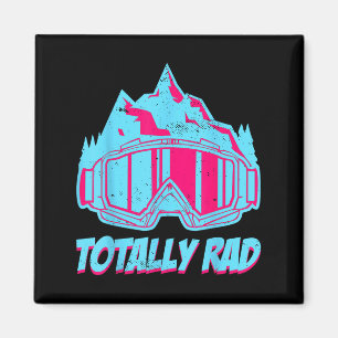 Total Rad, Retro-Skibrille Vintage 80er 90er Ski Magnet