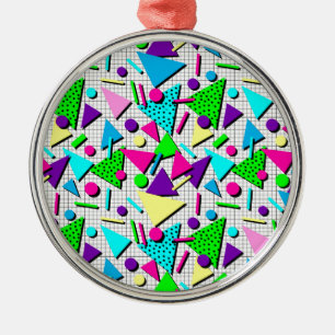 total radikal silbernes ornament