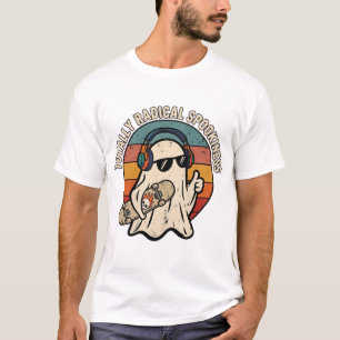 Total radikale Spuk Halloween Skateboard Geist T-Shirt
