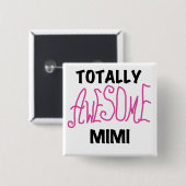Total rosa T - Shirts fantastisches Mimi und Button (Vorne & Hinten)