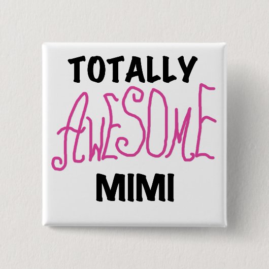 Total rosa T - Shirts fantastisches Mimi und Button (Vorderseite)