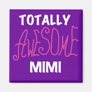 Total rosa T-Shirts fantastisches Mimi und Geschen Magnet