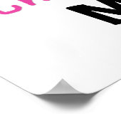 Total rosa T-Shirts fantastisches Mimi und Geschen Poster (Ecke)