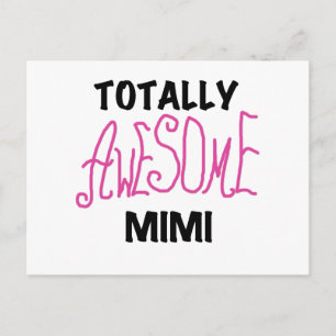 Total rosa T - Shirts fantastisches Mimi und Postkarte