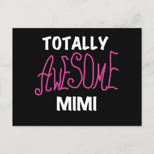 Total rosa T - Shirts fantastisches Mimi und Postkarte
