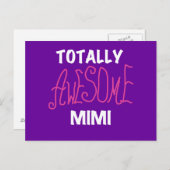 Total rosa T - Shirts fantastisches Mimi und Postkarte (Vorne/Hinten)