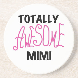 Total rosa T - Shirts fantastisches Mimi und Sandstein Untersetzer