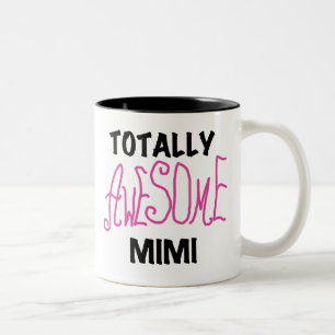 Total rosa T - Shirts fantastisches Mimi und Zweifarbige Tasse