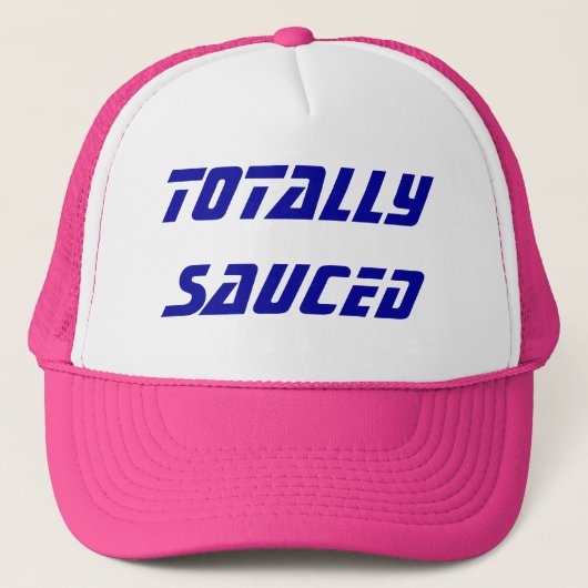 Total Sauced Hut (Pink) Truckerkappe (Vorderseite)
