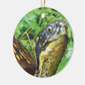 Total Schildkröte-Schildkröte-Weihnachtsverzierung Keramik Ornament (Links)