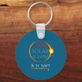 Total Solar Eclipse 2017 Design Schlüsselanhänger (Vorderseite)