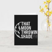 Total Solar Eclipse 2017 Moon Illustration Karte (Gelbe Blume)