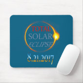 Total Solar Eclipse 2017 Mousepad (Mit Mouse)