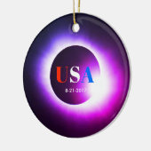 Total Solar Eclipse 2017 - USA Keramikornament (Links)