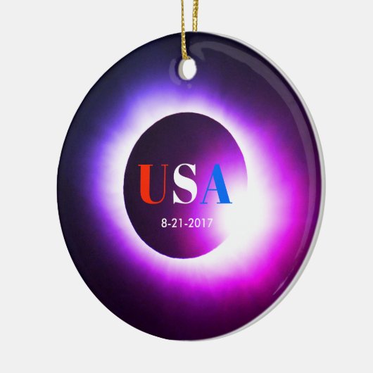 Total Solar Eclipse 2017 - USA Keramikornament (Links)