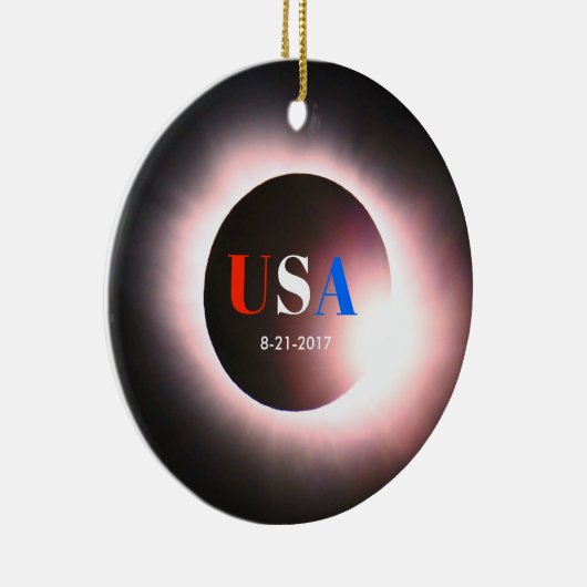 Total Solar Eclipse 2017 - USA Keramikornament (Rechts)