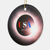 Total Solar Eclipse 2017 - USA Keramikornament (Links)
