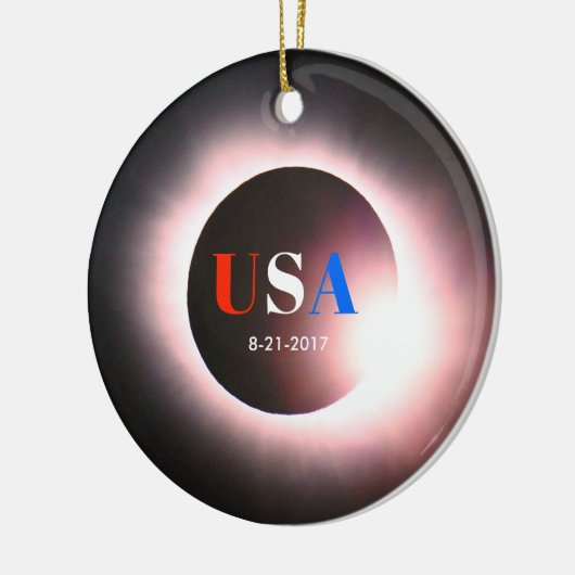 Total Solar Eclipse 2017 - USA Keramikornament (Links)