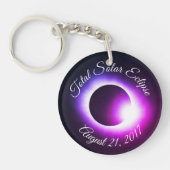 Total Solar Eclipse 2017 - USA Schlüsselanhänger (Vorderseite)