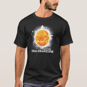 Total Solar Eclipse 2024 American Totality 8. Apri T-Shirt
