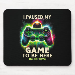 Total Solar Eclipse 2024 Gamer Ich hielt mein Spie Mousepad