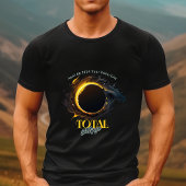 Total Solar Eclipse 2024 Ihr City-Staat T-Shirt