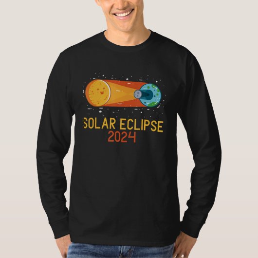 Total Solar Eclipse 2024 T-Shirt (Vorderseite)