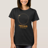 Total Solar Eclipse 2024 Totality Texas T-Shirt (Vorderseite)
