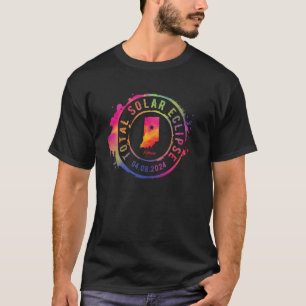Total Solar Eclipse 2024 USA Indiana Kokomo Totali T-Shirt