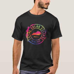 Total Solar Eclipse 2024 USA Kentucky Henderson to T-Shirt