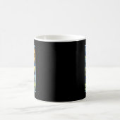 Total Solar Eclipse 2024 Van Gogh Starry Night Sty Kaffeetasse (Mittel)