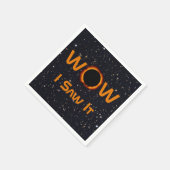 Total Solar Eclipse 2024 WOW I sah es Serviette (Ecke)