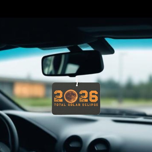 Total Solar Eclipse 2026 Autolufterfrischer