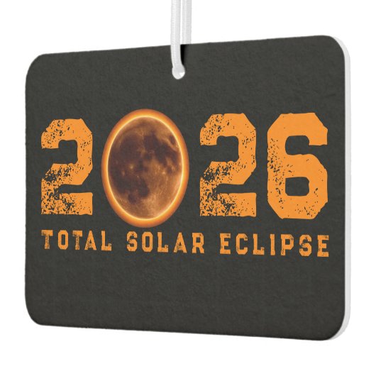Total Solar Eclipse 2026 Autolufterfrischer (Links)