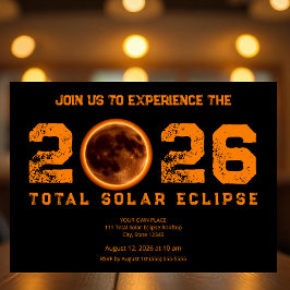 Total Solar Eclipse 2026 Einladung
