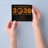 Total Solar Eclipse 2026 Event Flyer (Gruppe)