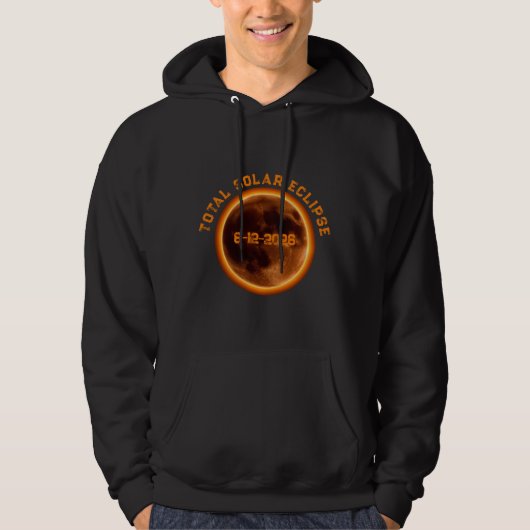 Total Solar Eclipse 2026 Hoodie (Vorderseite)