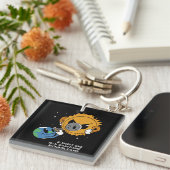 Total Solar Eclipse 2026 Iceland Photobomb Schlüsselanhänger (Vorderseite rechts)