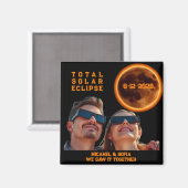 Total Solar Eclipse 2026 Souvenir Magnet (Vorderseite/Rückseite)