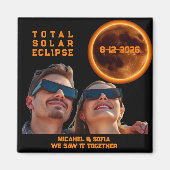 Total Solar Eclipse 2026 Souvenir Magnet (Vorne)