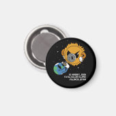 Total Solar Eclipse 2026 Spain Photobomb Magnet (Vorderseite/Rückseite)