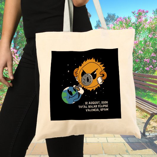 Total Solar Eclipse 2026 Spain Photobomb Tragetasche