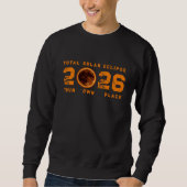 Total Solar Eclipse 2026 Sweatshirt (Vorderseite)