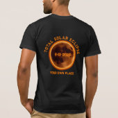 Total Solar Eclipse 2026 T-Shirt (Rückseite)