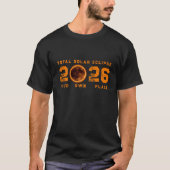 Total Solar Eclipse 2026 T-Shirt (Vorderseite)