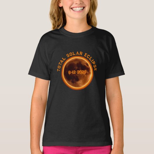 Total Solar Eclipse 2026 T-Shirt (Vorderseite)