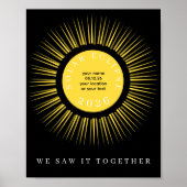 Total solar eclipse 2026 your text personalized poster (Vorne)