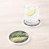 Total Solar Eclipse 2027 Map Getränkeuntersetzer (Seite)