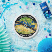 Total Solar Eclipse 2027 Map Pappteller (Party)