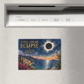 Total Solar Eclipse 2027 Mediterranean  Magnet (In Situ (Geschirrspüler))